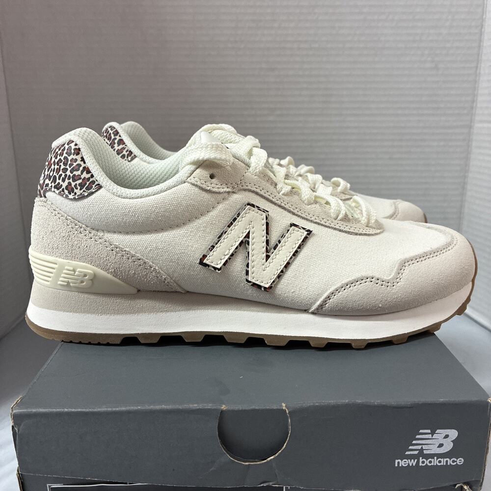 New Balance 515 Leopard White Comfy Women’s Size 7 Casual Shoes Sneaker WL515SO3